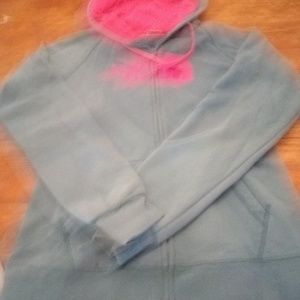 Zip up hooded sweatshirt